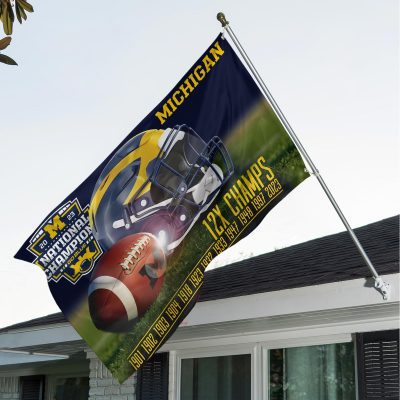 Michigan Wolverines Football House Flag Outdoor Flag FGG1142