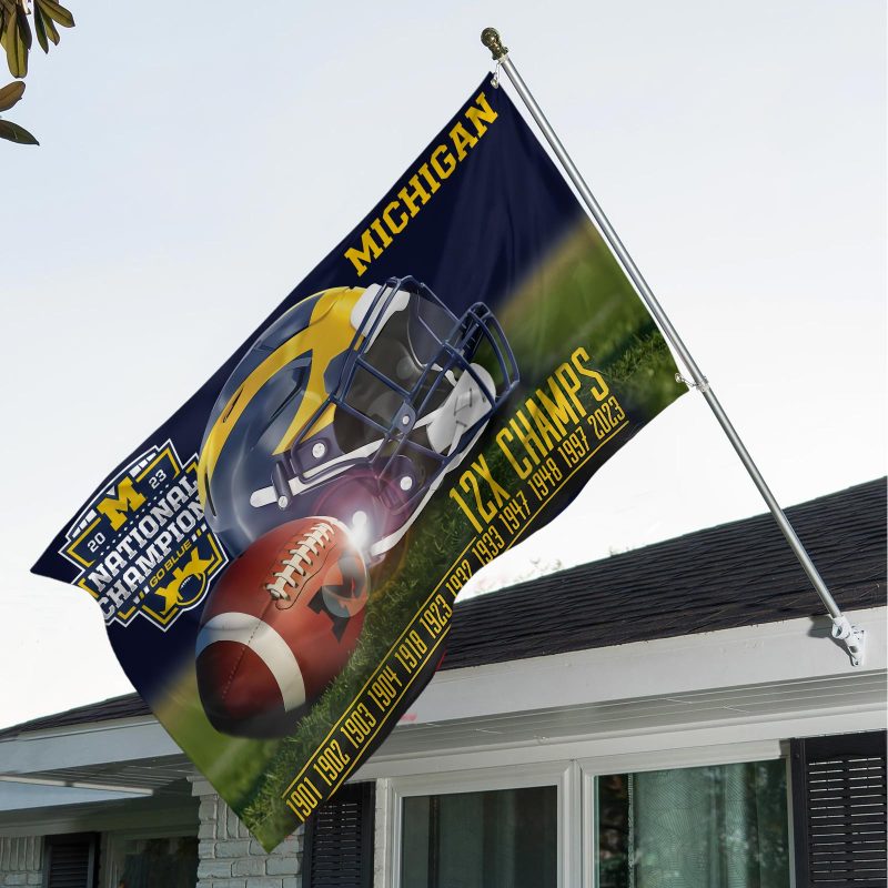 Michigan Wolverines Football House Flag Outdoor Flag FGG1142