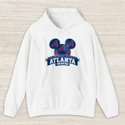 Mickey Mouse X Atlanta Braves Team X MLB X Baseball Fans Unisex Hoodie TAH1303