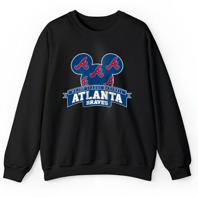 Mickey Mouse X Atlanta Braves Team X MLB X Baseball Fans Unisex Sweatshirt TAS1303