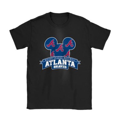 Mickey Mouse X Atlanta Braves Team X MLB X Baseball Fans Unisex T-Shirt TAT1303