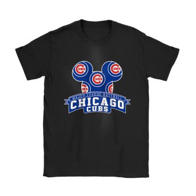 Mickey Mouse X Chicago Cubs Team X MLB X Baseball Fans Unisex T-Shirt TAT1304
