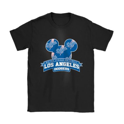 Mickey Mouse X Los Angeles Dodgers Team X MLB X Baseball Fans Unisex T-Shirt TAT1305