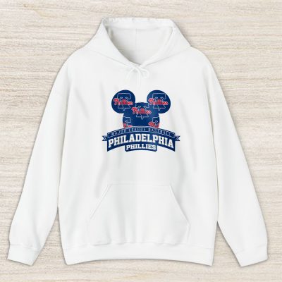 Mickey Mouse X Philadelphia Phillies Team X MLB X Baseball Fans Unisex Hoodie TAH1308