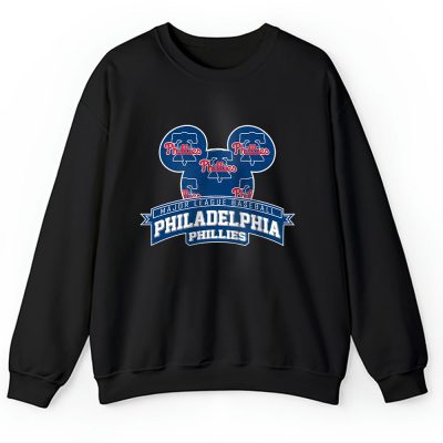 Mickey Mouse X Philadelphia Phillies Team X MLB X Baseball Fans Unisex Sweatshirt TAS1308