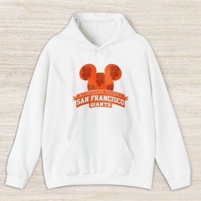 Mickey Mouse X San Francisco Giants Team X MLB X Baseball Fans Unisex Hoodie TAH1309