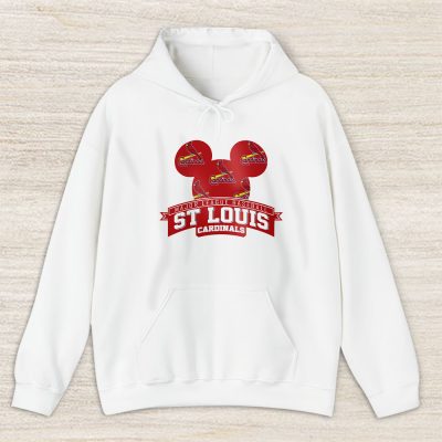 Mickey Mouse X St. Louis Cardinals Team X MLB X Baseball Fans Unisex Hoodie TAH1310