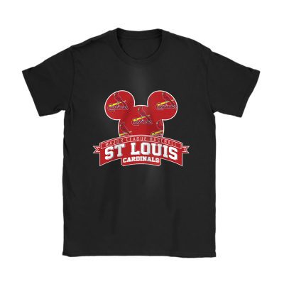 Mickey Mouse X St. Louis Cardinals Team X MLB X Baseball Fans Unisex T-Shirt TAT1310
