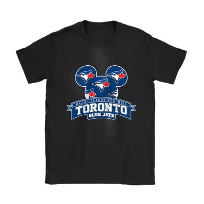 Mickey Mouse X Toronto Blue Jays Team X MLB X Baseball Fans Unisex T-Shirt TAT1311