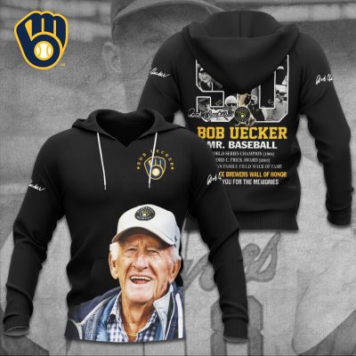 Milwaukee Brewers x Bob Uecker Performance Unisex Hoodie UHG1737