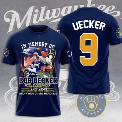 Milwaukee Brewers x Bob Uecker Performance Unisex T-Shirt TSG1959