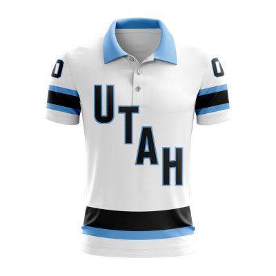NHL Utah Hockey Club Personalized 2025 Away Polo Shirt