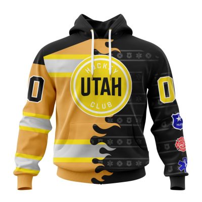 NHL Utah Hockey Club Special First Responders Design Unisex Hoodie