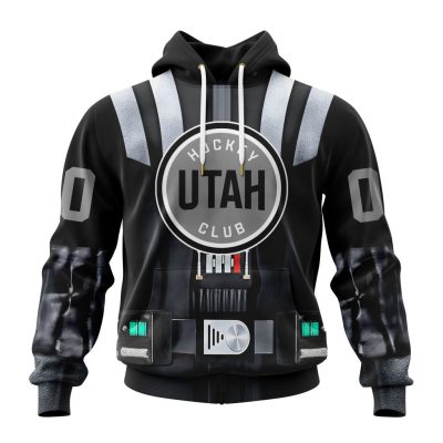 NHL Utah Hockey Club Special Star Wars Darth Vader Design Unisex Hoodie