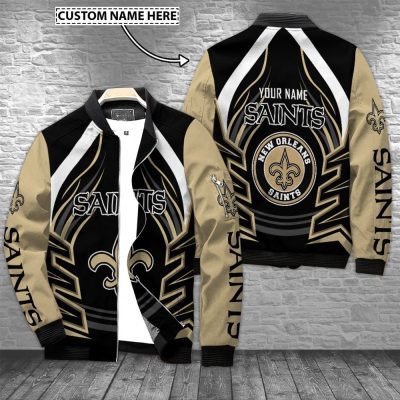 New Orleans Saints Personalized Bomber Jacket BJA1519
