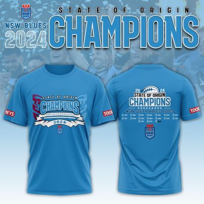 New South Wales Blues Performance Unisex T-Shirt Champions Limited