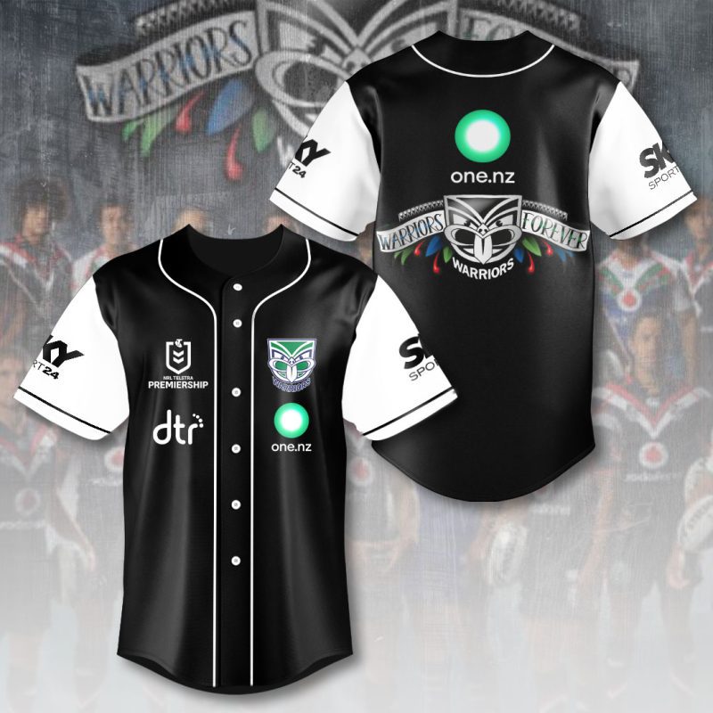 New Zealand Warriors Baseball Jersey BJG1657
