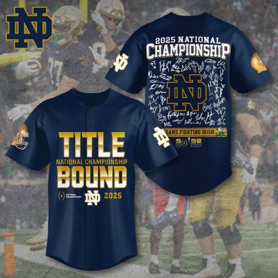 Notre Dame Fighting Irish Football Baseball Jersey BJG1123