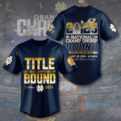 Notre Dame Fighting Irish Football Baseball Jersey BJG1125