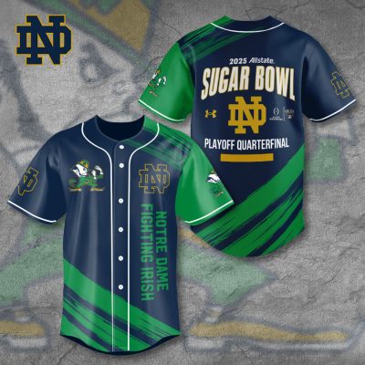 Notre Dame Fighting Irish Football Baseball Jersey BJG1129