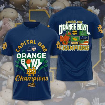 Notre Dame Fighting Irish Football Performance Unisex T-Shirt TSG2103