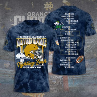 Notre Dame Fighting Irish Football Performance Unisex T-Shirt TSG2112