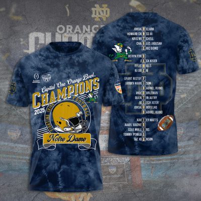 Notre Dame Fighting Irish Football Performance Unisex T-Shirt TSG2113