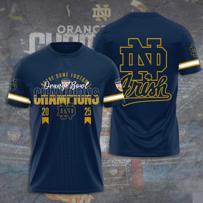 Notre Dame Fighting Irish Football Performance Unisex T-Shirt TSG2124