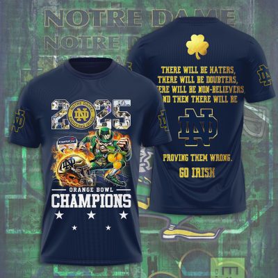 Notre Dame Fighting Irish Football Performance Unisex T-Shirt TSG2128
