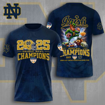 Notre Dame Fighting Irish Football Performance Unisex T-Shirt TSG2129