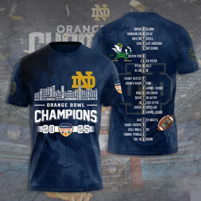 Notre Dame Fighting Irish Football Performance Unisex T-Shirt TSG2133