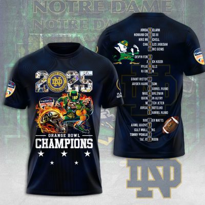 Notre Dame Fighting Irish Football Performance Unisex T-Shirt TSG2134