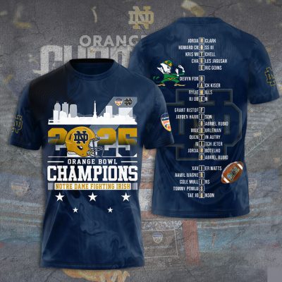 Notre Dame Fighting Irish Football Performance Unisex T-Shirt TSG2135