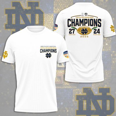 Notre Dame Fighting Irish Football Performance Unisex T-Shirt TSG2136