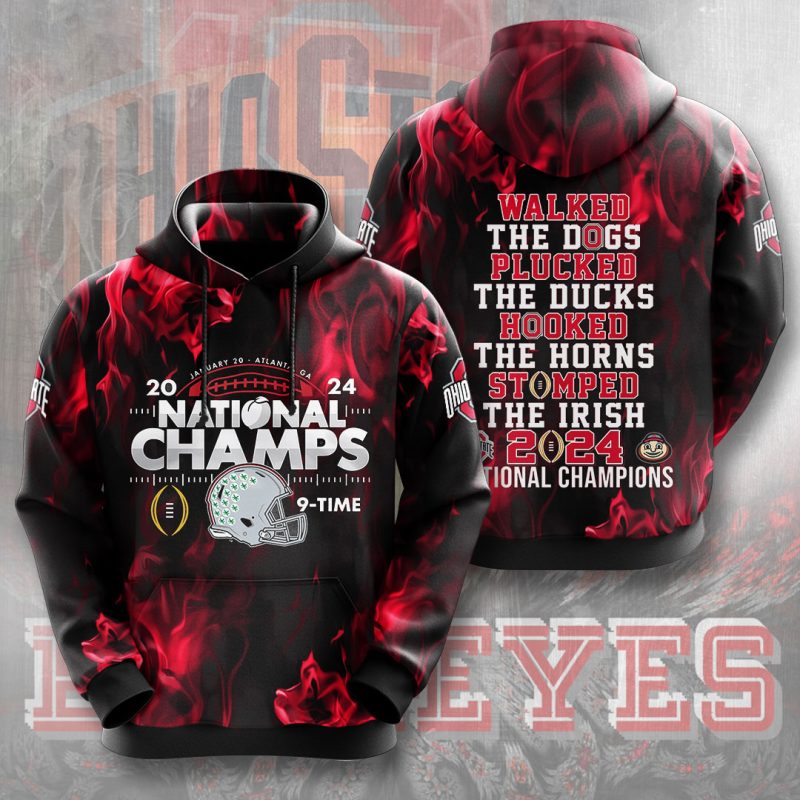 Ohio State Buckeyes Football Performance Unisex Hoodie UHG1553