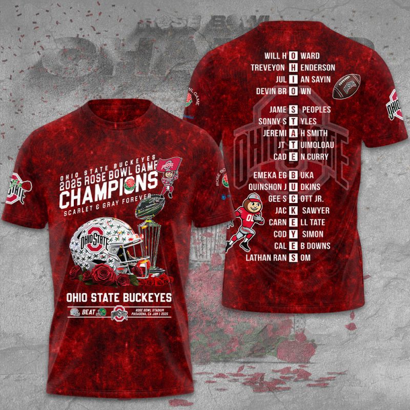 Ohio State Buckeyes Football Performance Unisex T-Shirt TSG2240