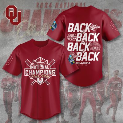 Oklahoma Sooners Women's Softball Baseball Jersey BJG1394