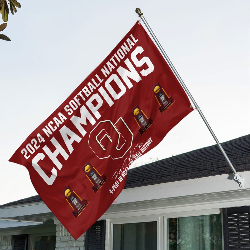 Oklahoma Sooners Women's Softball House Flag Outdoor Flag FGG1094
