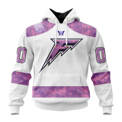 PWHL Minnesota Frost Special Hockey Fight Cancer Design Unisex Hoodie