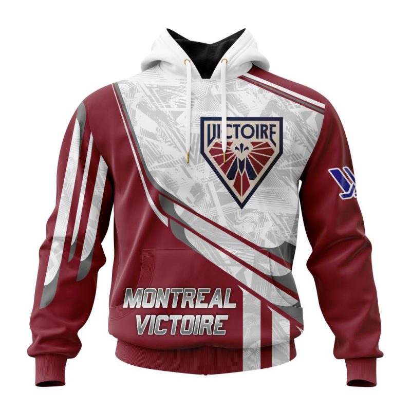 PWHL Montreal Victoire Design Concept Kits Unisex Hoodie