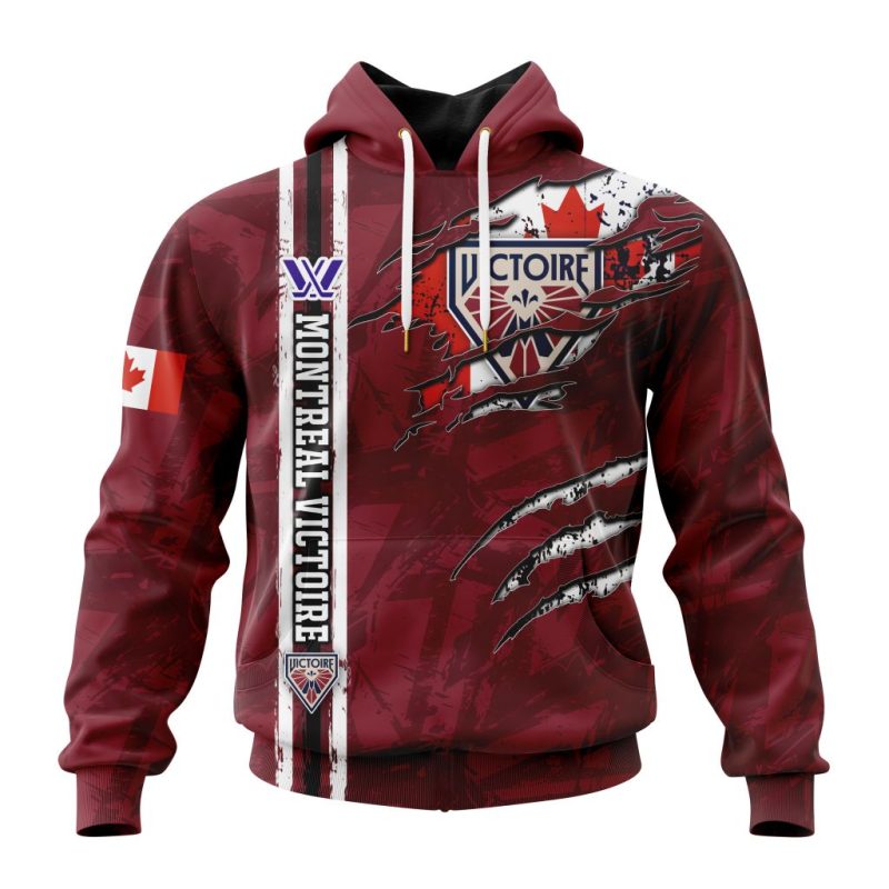 PWHL Montreal Victoire Design Concept Kits Unisex Hoodie