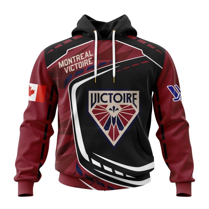 PWHL Montreal Victoire Design Concept Kits Unisex Hoodie