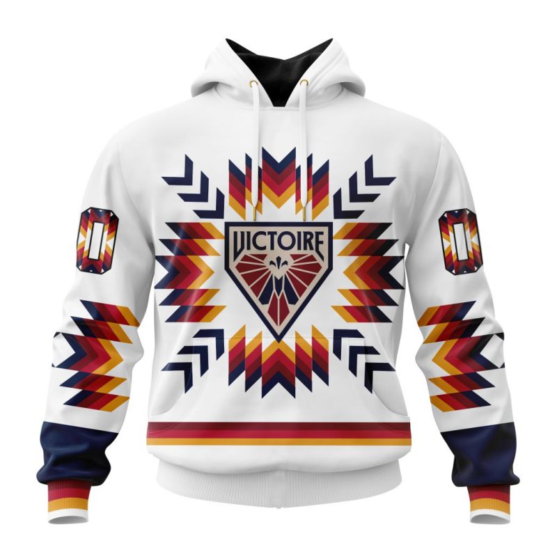 PWHL Montreal Victoire Special Native Design Unisex Hoodie
