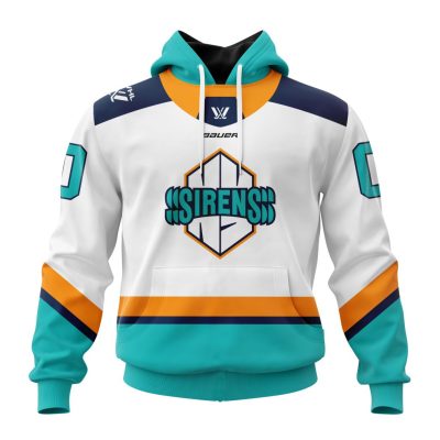 PWHL New York Sirens Personalized 2024-2025 Away Design Unisex Hoodie