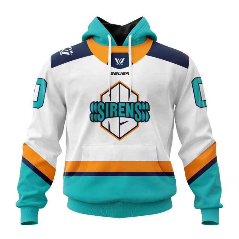 PWHL New York Sirens Personalized 2024-2025 Away Design Unisex Hoodie