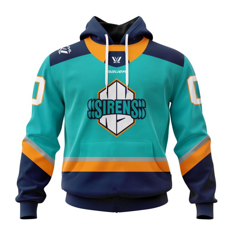 PWHL New York Sirens Personalized 2024-2025 Home Design Unisex Hoodie