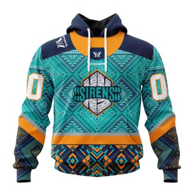 PWHL New York Sirens Personalized Native Home Design Unisex Hoodie