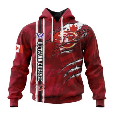 PWHL Ottawa Charge Design Concept Kits Unisex Hoodie