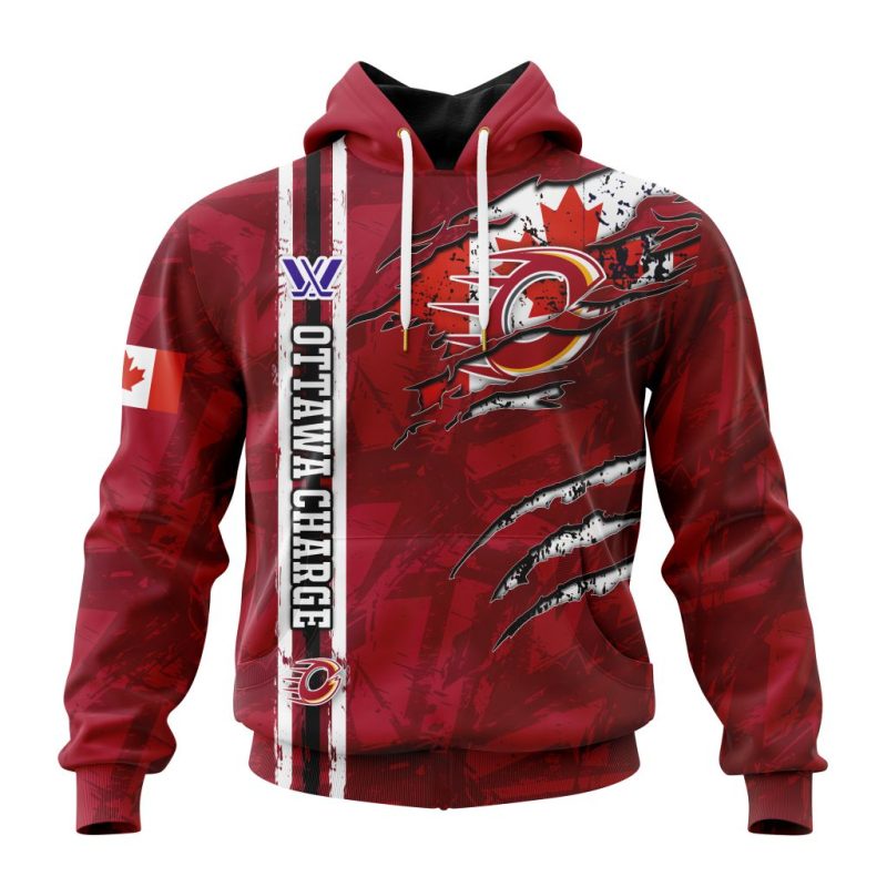 PWHL Ottawa Charge Design Concept Kits Unisex Hoodie
