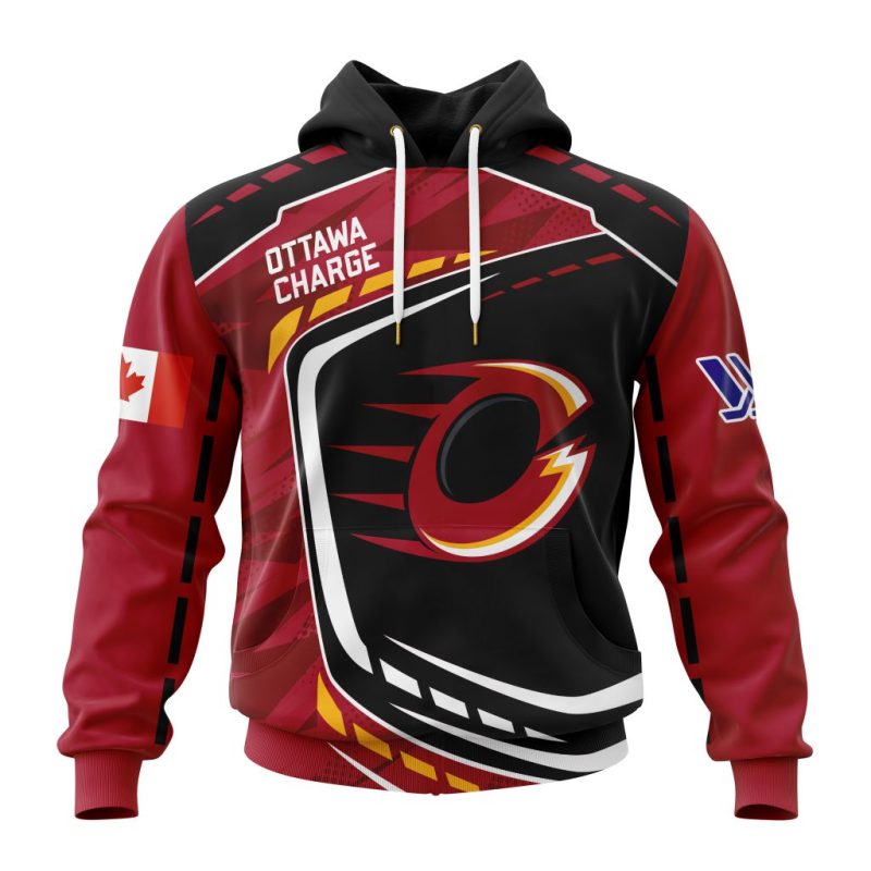 PWHL Ottawa Charge Design Concept Kits Unisex Hoodie